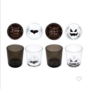 Brand new, never used. Set of 8 Halloween glasses.